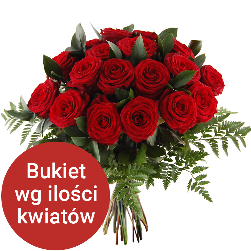 Bukiet 19 róż Telekwiaciarnia